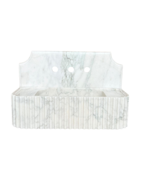 Calacatta Viola Monet Marble Sink