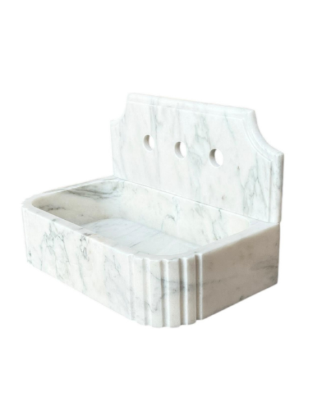 Calacatta Viola Monet Marble Sink